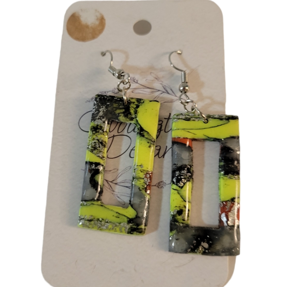 Hand Crafted Enamel Earrings